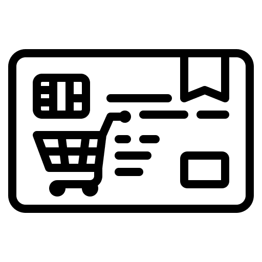 Credit card money payment commerce and shopping icon