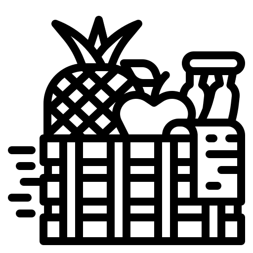 Fruits farm food harvest icon