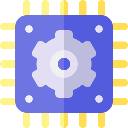 Cpu chip processing cpu icon Cpu chip processing cpu icon