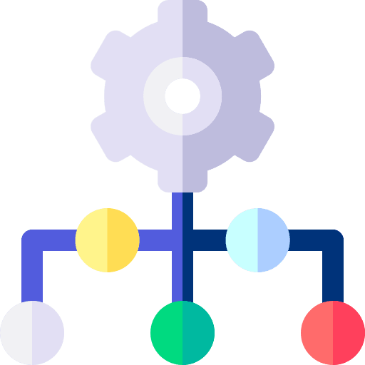 Hierarchy gear order option icon