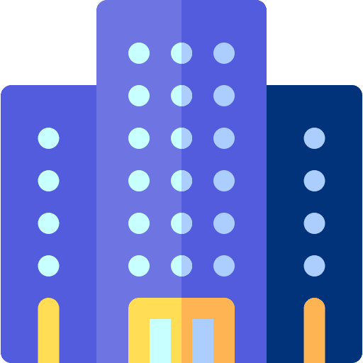 Office building build office building architecture and city icon