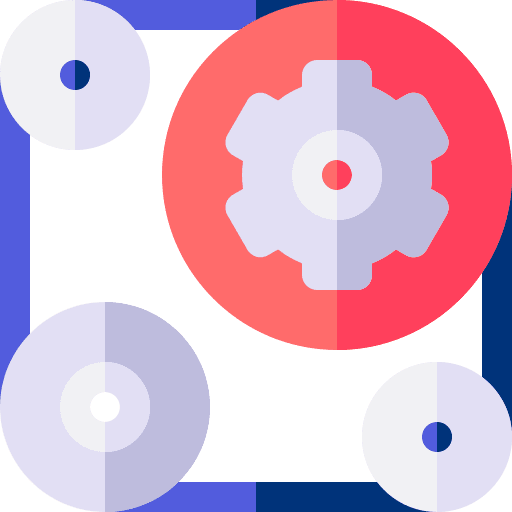 Engineering chain assembly repair icon Engineering chain assembly repair icon