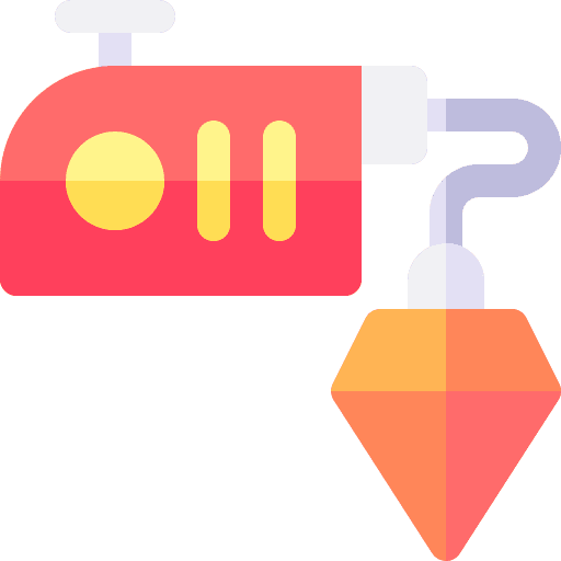 Plumb bob instrument tools electronics icon Plumb bob instrument tools electronics icon