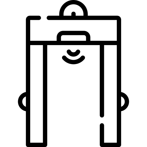 Detector detector security baggage icon