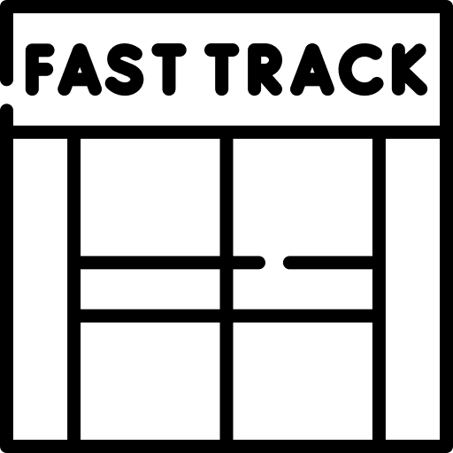 Priority gate fast track boarding priority gate icon