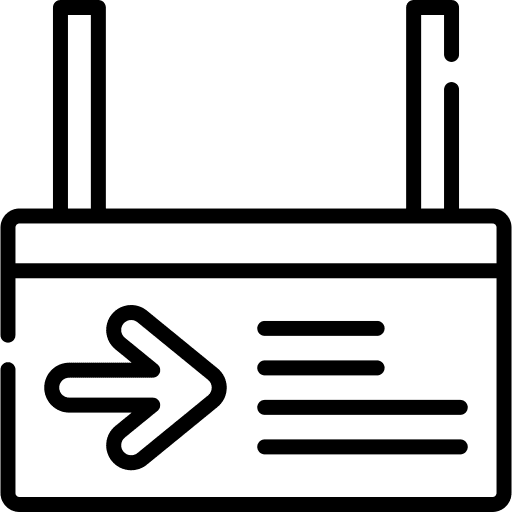 Signage airport transportation travel icon