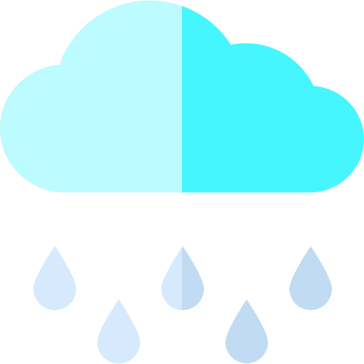 Rain nature weather storm icon