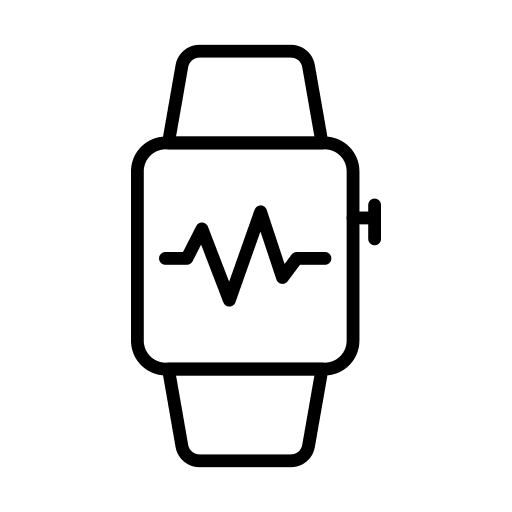 Smartwatch time electronics device icon