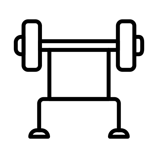 Weightlifting exercise weightlifting sports and competition icon