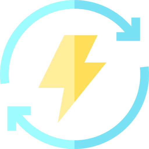 Energy circular arrows circular arrow ecology icon