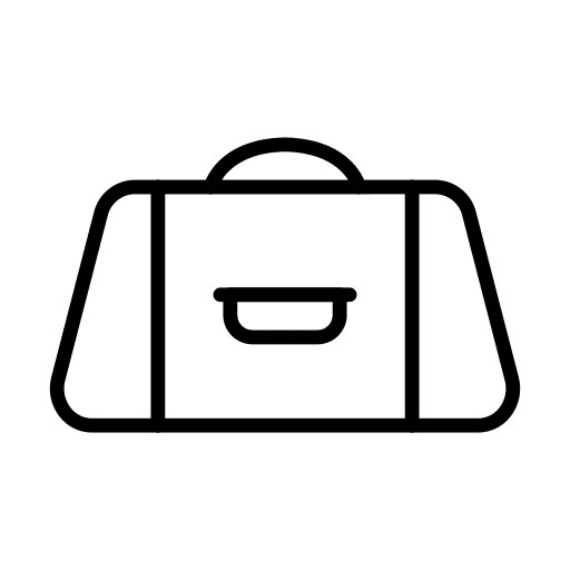 Handbag holidays luggage travel icon