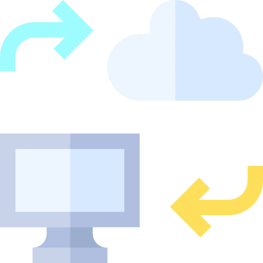 Backup backup circular arrows cloud icon Backup backup circular arrows cloud icon