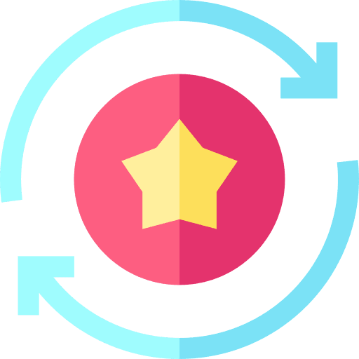 Favourite circular arrow favourite star icon Favourite circular arrow favourite star icon