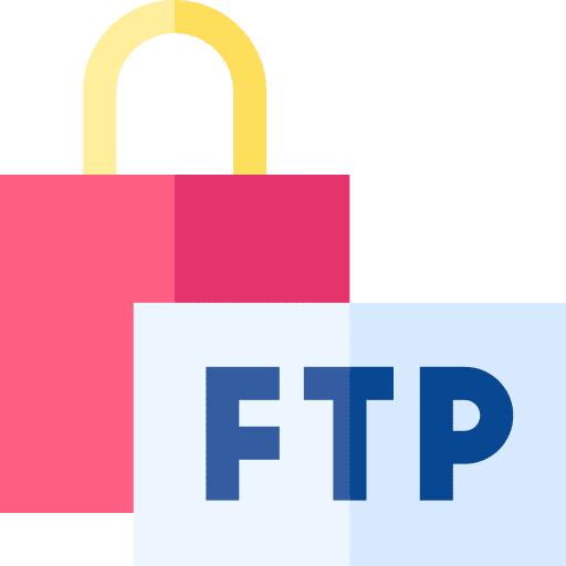 Locked data file transfer storage icon Locked data file transfer storage icon