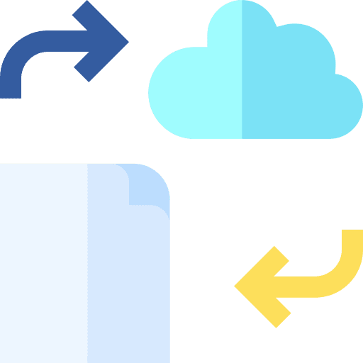 Cloud storage file cloud icon Cloud storage file cloud icon