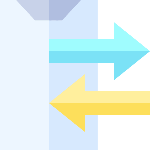 Data transfer arrows technology electronics icon Data transfer arrows technology electronics icon