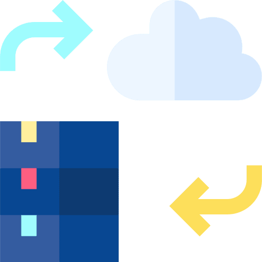 Transfer transfer circular arrows database icon Transfer transfer circular arrows database icon