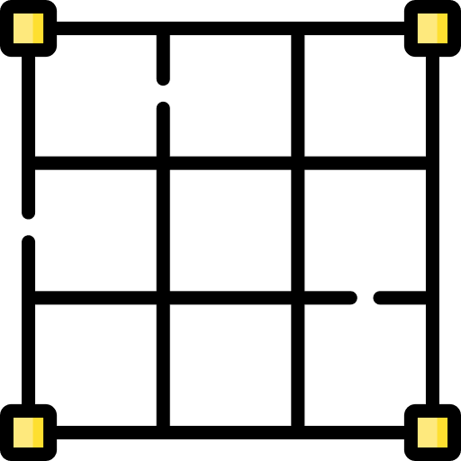 Grid menu options grid icon