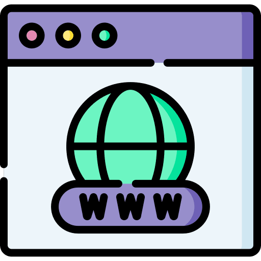 Browser loupe seo and web search engine icon Browser loupe seo and web search engine icon