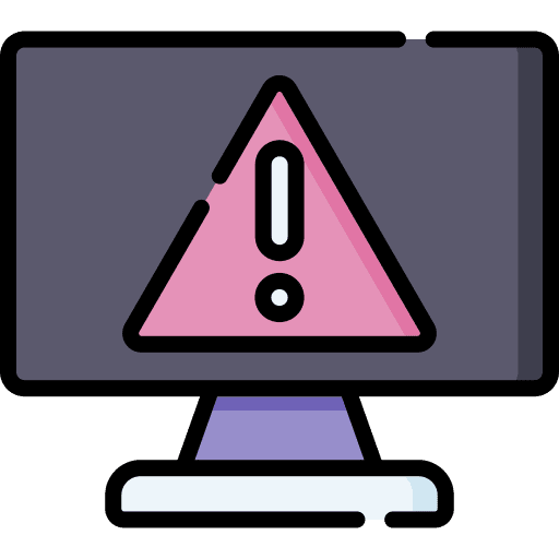 Error security signaling error icon Error security signaling error icon