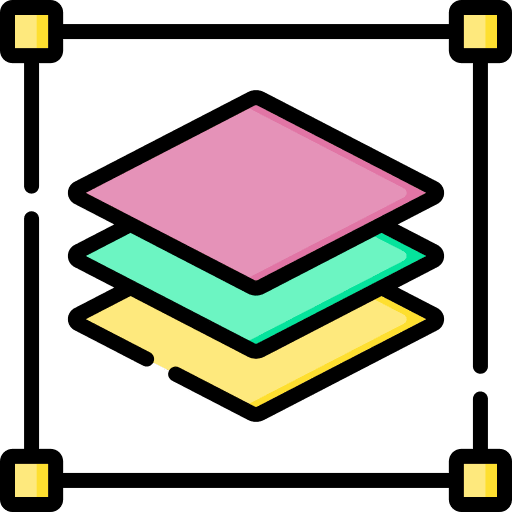Layers layer overlay illustration icon Layers layer overlay illustration icon