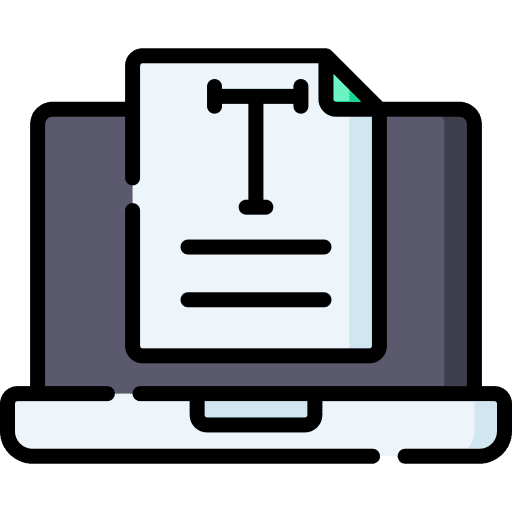 Text browser seo and web laptop icon Text browser seo and web laptop icon