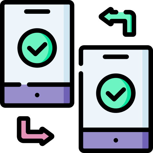 Transfer smartphones responsive seo and web icon Transfer smartphones responsive seo and web icon