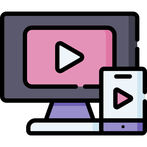 Video player smartphone computer video player icon Video player smartphone computer video player icon