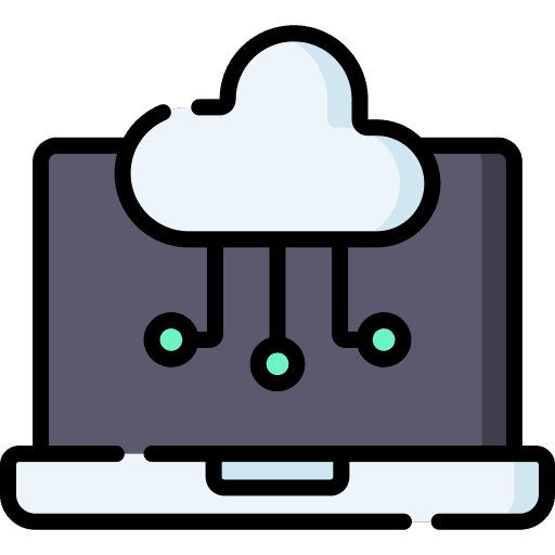 Cloud transfer download data icon Cloud transfer download data icon