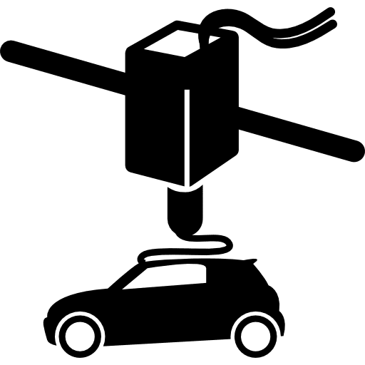 3d printer printing a car car cars printer icon