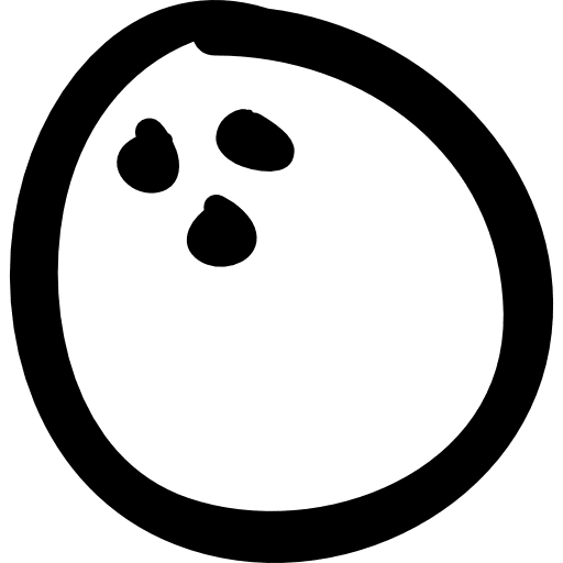 Ball beach entertainment hand drawn toy circular ball entertainment icon