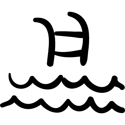 Coastline coast water swim icon