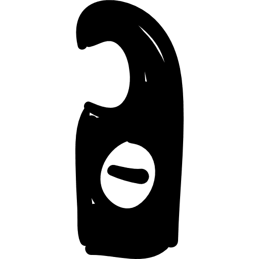 Hotel door hanger hanger hand drawn door icon