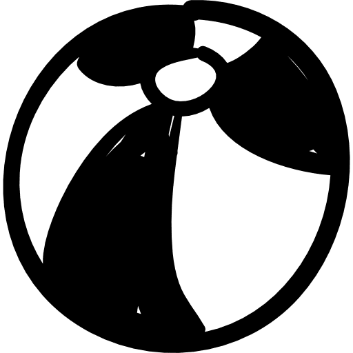 Toy ball toy sports hand drawn icon