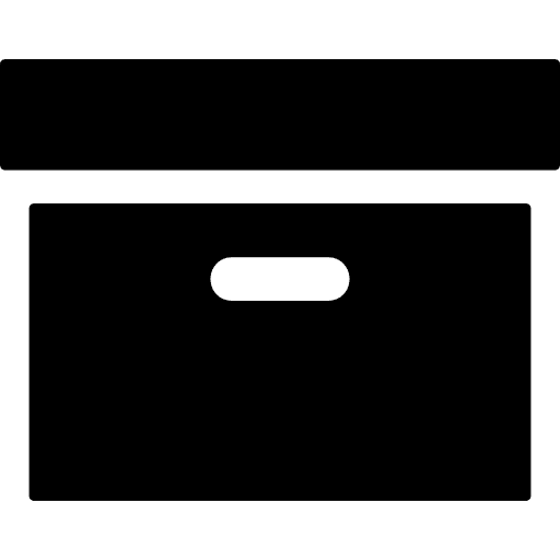 Cardboard box with lid box cardboard packing icon