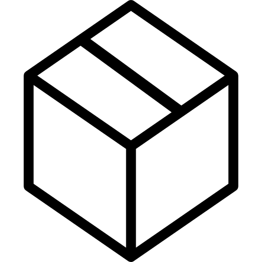 Closed cardboard box pack package box icon