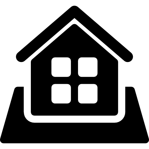 Building land architecture home house icon