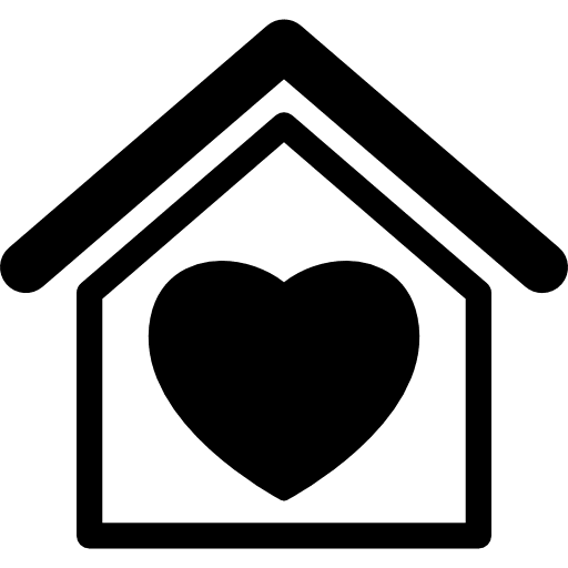 House of your dreams heart house buildings icon