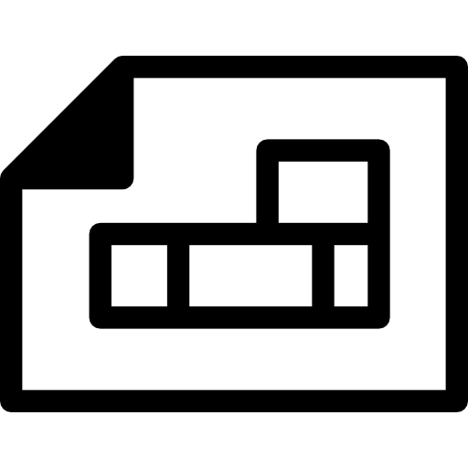 Plan of a house plan architecture house icon