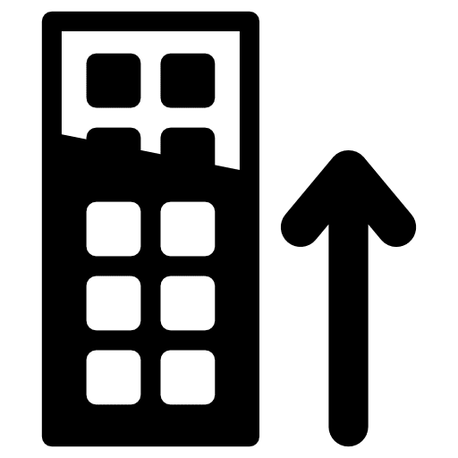 Apartments renovation flat apartment buildings icon