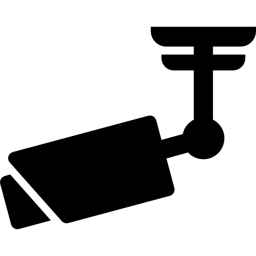 Cctv security camera technology security system vigilance icon