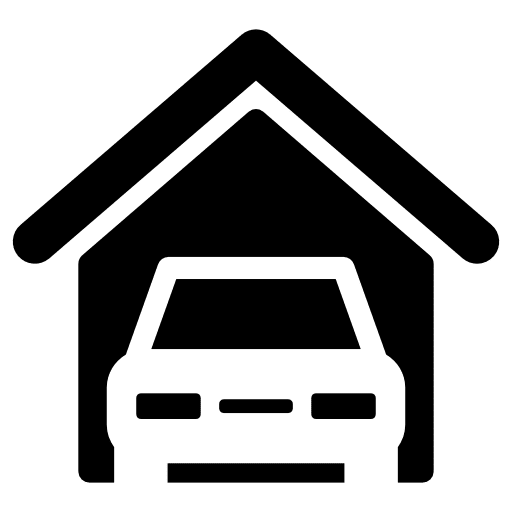 Car garage car parking garage parking icon