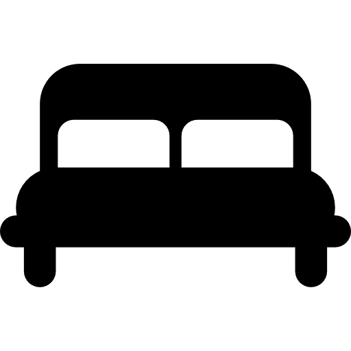 Kings size bed sleep furniture bedroom icon