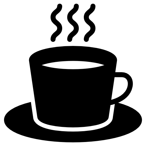 Cup of hot coffee coffee hot drink drink icon