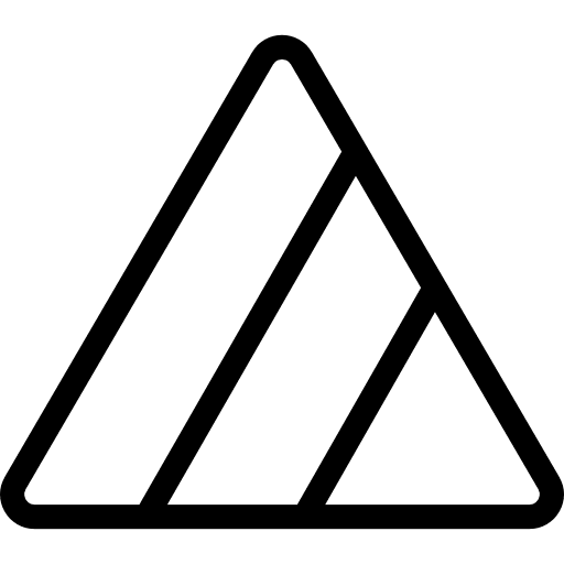 Bleach triangle cleaning signs icon