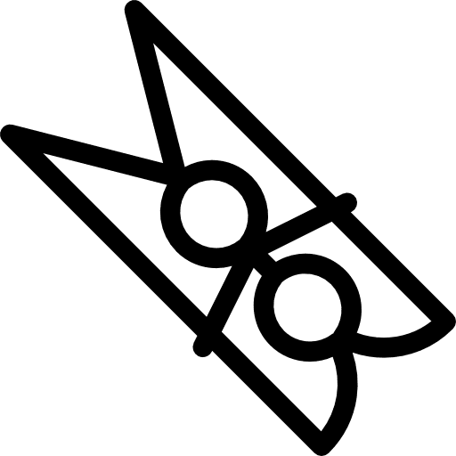 Clothespin tools and utensils clothespin hanging icon