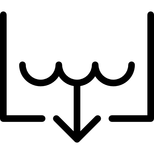 Drainage drain signs wash icon Drainage drain signs wash icon