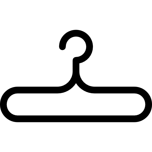 Hanger tools and utensils clothing closet icon Hanger tools and utensils clothing closet icon