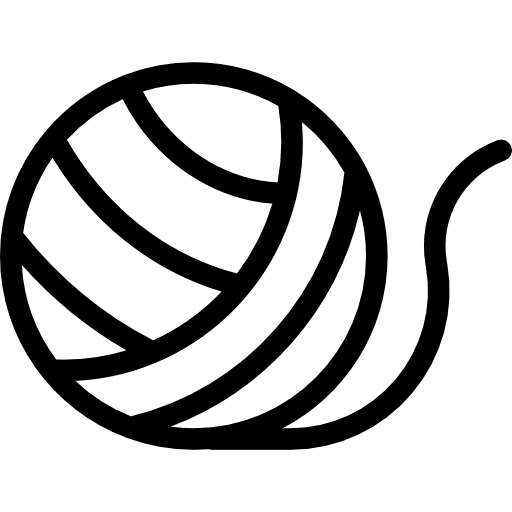 Wool wool sew handcraft icon Wool wool sew handcraft icon