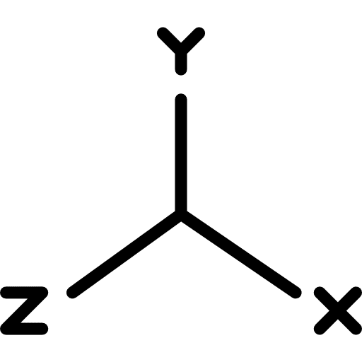 Coordinates education interface mathematics icon